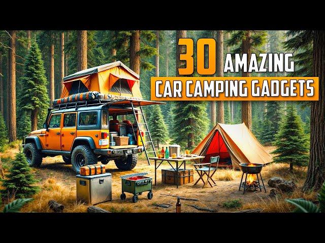 30 Amazing Car Camping Gadgets and Accessories