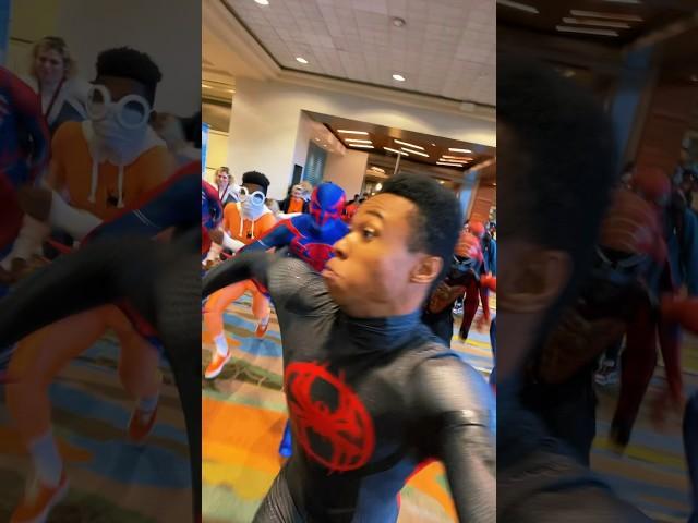 RUN MILES RUN #spiderman #marvel #spidermancosplay #megacon #cosplay #milesmorales #spiderverse