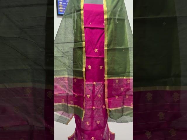 Chanderi cotton suit #suit #suitdesign #suits #chanderisuitsweavers #silksuits