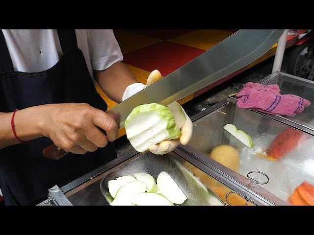 Amazing Fruits Cutting Skills - thai street food