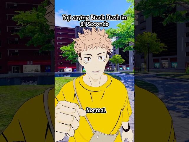 Yuji saying Black Flash in 0.1 Seconds  #jujutsukaisen