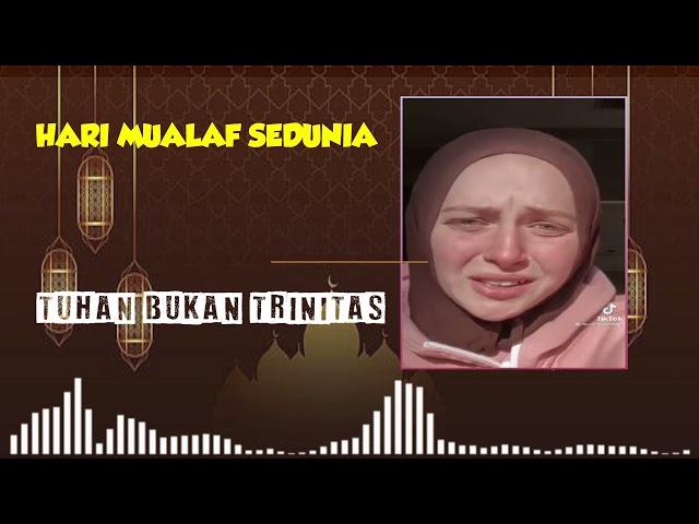 Gadis Amerika masuk Islam Menangis Bahagia. Hari Mualaf Sedunia