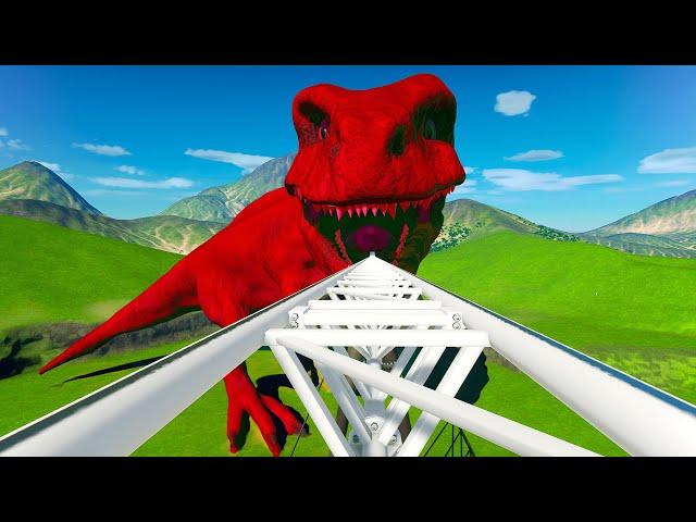 Roller Coaster vs Dinosaur – Planet Coaster