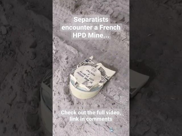Ukrainian Separatist Leader Has Close Encounter with a French Mine