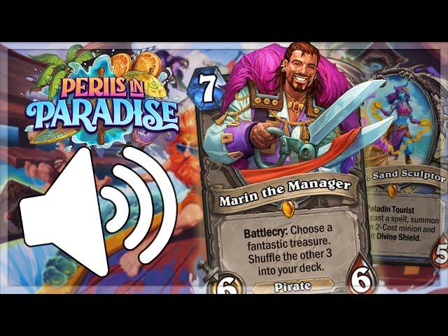 Hearthstone - All Legendary Play Sounds, Music, and Subtitles! (Legacy ~ Perils in Paradise)