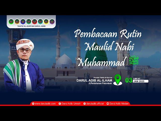 LIVE PEMBACAAN MAULID RUTIN | TAHFIZ DARUL ADIB