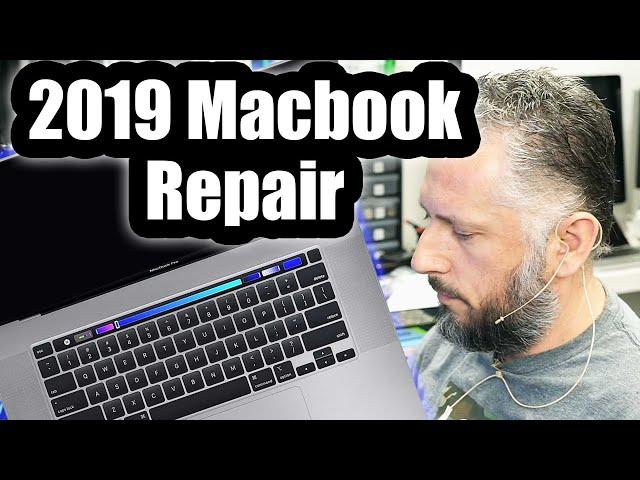 2019 MacBook Notorious Black screen problem. Motherboard Repair. Powers on No Backlight - A2141