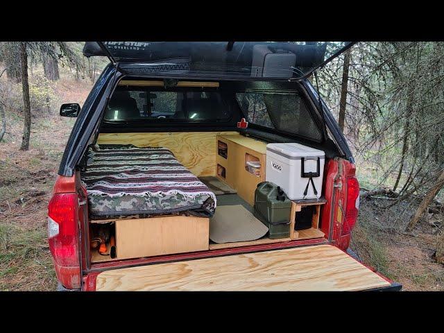 Truck Cap Camper DIY simple build