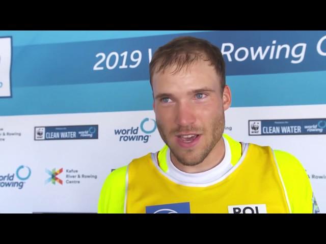 Men's Quadruple Sculls Gold Medallists - World Rowing Cup II, Poznan, Poland