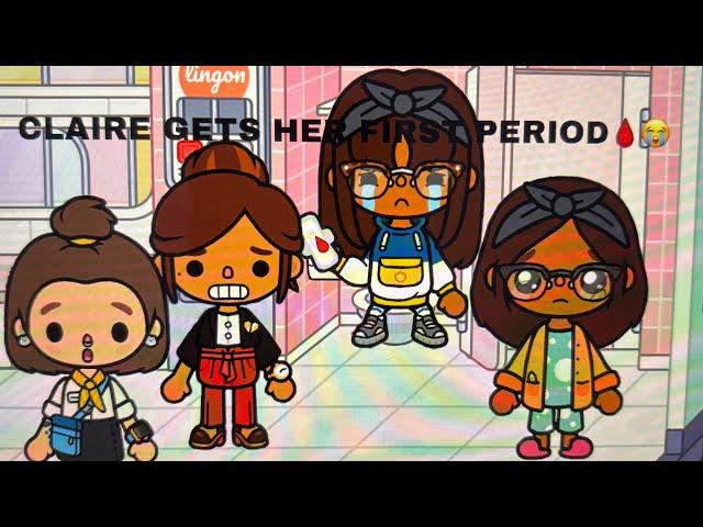 CLAIRE GETS HER PERIOD🩸||*WITH VOICE*|| Toca boca roleplay