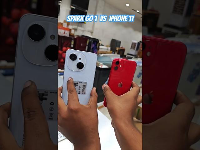 Jitega kon gaur se dekho spark phone vs iphone  Tecno spark Go1 vs iphone 11 camera test #samsi