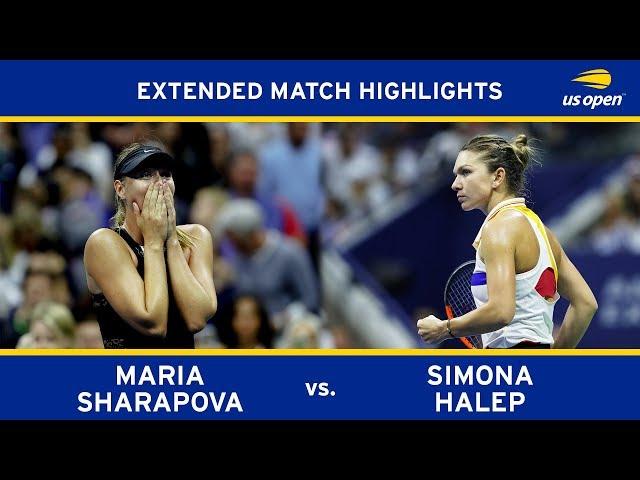 Maria Sharapova vs Simona Halep | US Open 2017 R1