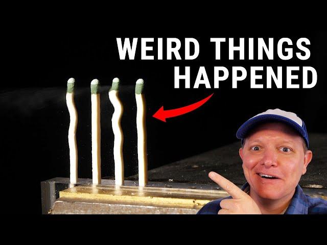 While Striking a Match With a Bullet, These Weird Things Happened- Smarter Every Day 294B