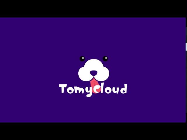 Tomy cloud logo with animation