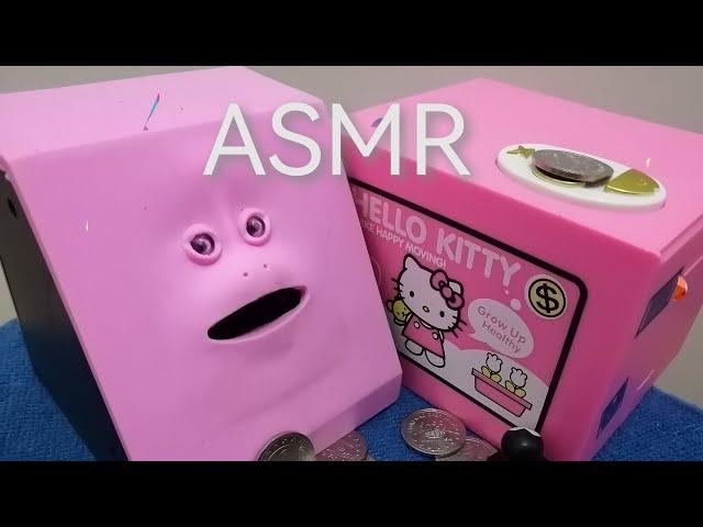 ASMR SATISFYING FUNNY FACE EATING COIN CHALLENGE 