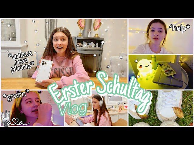 1.Schultag im nach Winterferien! *help*  new phone, grwm, Schule  Alles Ava Vlog ganzer Tag