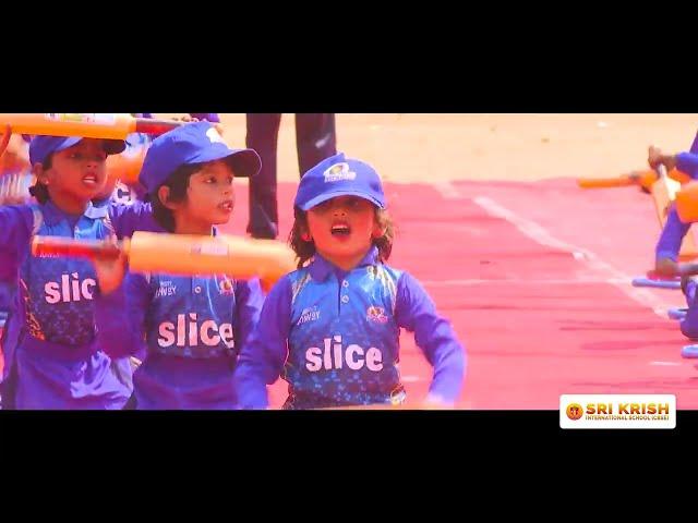 Our LKG champs nailed it with their cute cricket drill performance! 