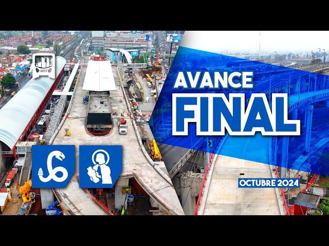 ¡Así FINALIZA la AMPLIACIÓN del TROLEBÚS ELEVADO a Santa Marta y Mixcoac! | Avance FINAL, Oct. 2024