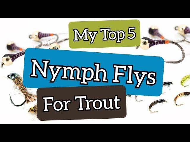 My Top 5 Nymph Flys for Trout - Nymphing and Wet Fly Fishing - Best Nymphs