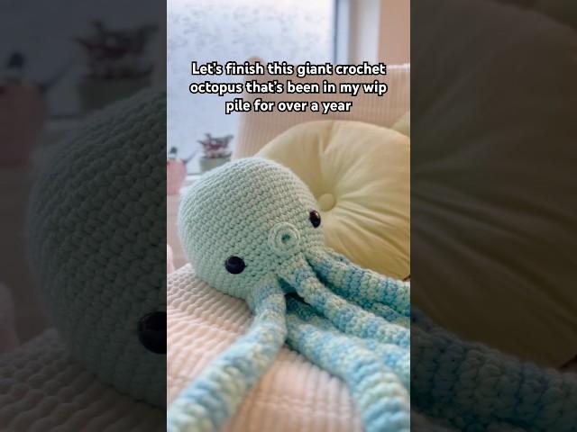The amigurumi octopus pattern is from my book, Cute & Cuddly Crochet  #crochet #amigurumi #octopus