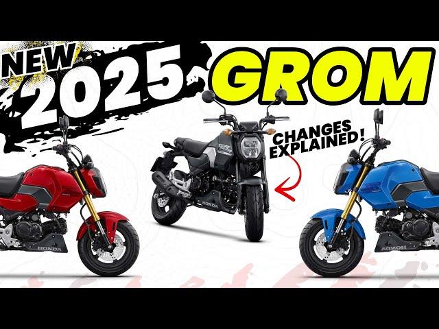 NEW 2025 Honda GROM 125 FIRST LOOK + Changes Explained!