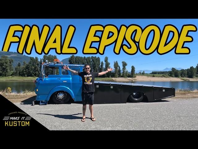 FINISHING THE COE RAMP TRUCK! Customs Lights and Deck Install - FINAL EPISODE EP-35