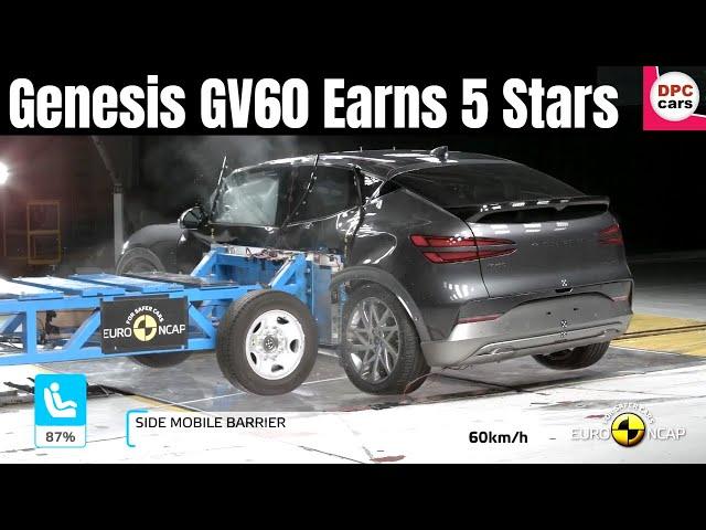 Genesis GV60 Earns 5 Stars in Safety Testing