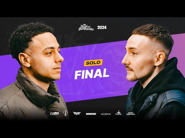 Graycloud vs Bass Ventura | UK Beatbox Championships 2024 | Solo Final