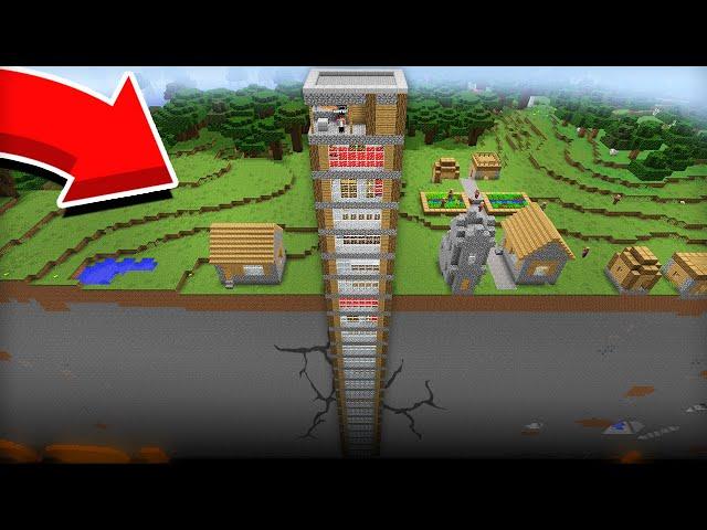 ВСЁ ЭТО ВРЕМЯ ПОД МОИМ ДОМОМ НАХОДИЛСЯ НЕБОСКРЁБ В МАЙНКРАФТ | Компот Minecraft