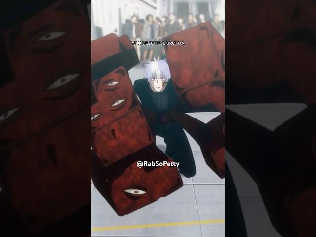 Free Gojo til it’s backwards  #jjk #jjkedit #jujutsukaisen #anime #animefunny #gojo #gojoedit