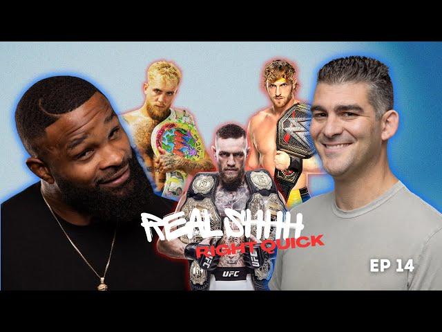 Tyron Woodley on Conor McGregor's Call Out of 'YouTube Nerds' KSI & Paul Bros |Real Shhh Right Quick