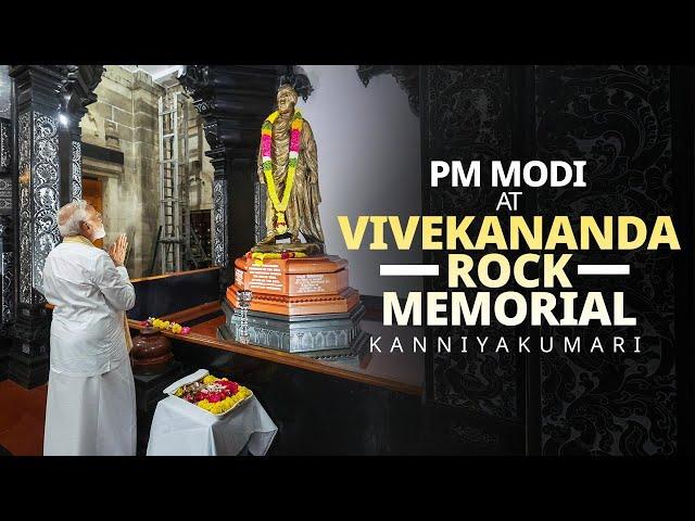 PM Modi visits Vivekananda Rock Memorial in Kanniyakumari, Tamil Nadu