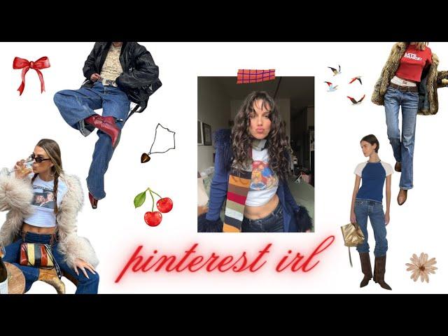 recreating PINTEREST outfits with clothes I already own! early spring & late winter trends