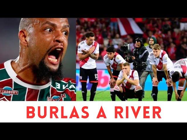 La provocadora actitud de Felipe Melo tras la caída de River que deleitó a los seguidores de Boca