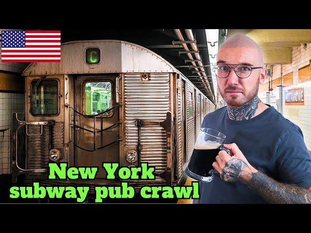 drinking at every Subway stop...Worst Idea Ever!?