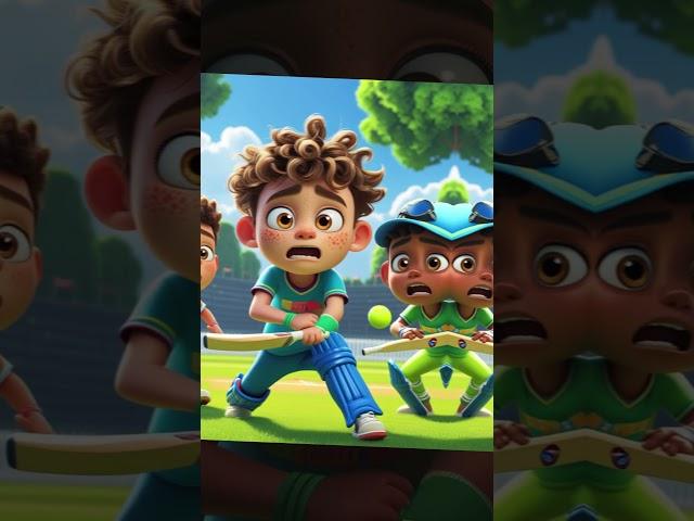 Kids' Cricket Adventure#cartoon #trendingshorts #trending #animation #adventure