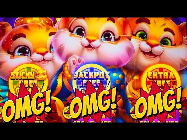 NEW SLOT!OMG!! GOT THE TRIPLE POP ON MAX BET! SAN FA TIGERS Slot Machine (AINSWORTH)