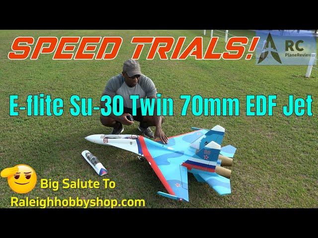 How Fast Can a E-flite Su-30 Twin 70mm EDF Jet really Go? SpeedTrial Results!#rc #aeroplane #rcplane