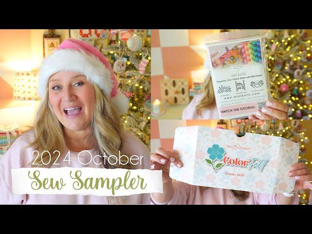 October 2024 Sew Sampler Box (Quilt Subscription Unboxing)