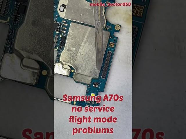 Samsung A70s no service/ flight mode solution #reels #reelsinstagram #mobilerepairing
