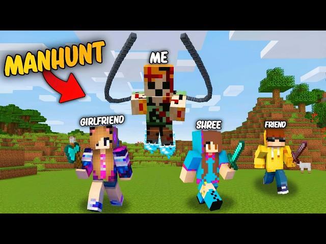 1 V 3 Speedrunner VS Hunter But, I Become a GIANT ALEX in Minecraft