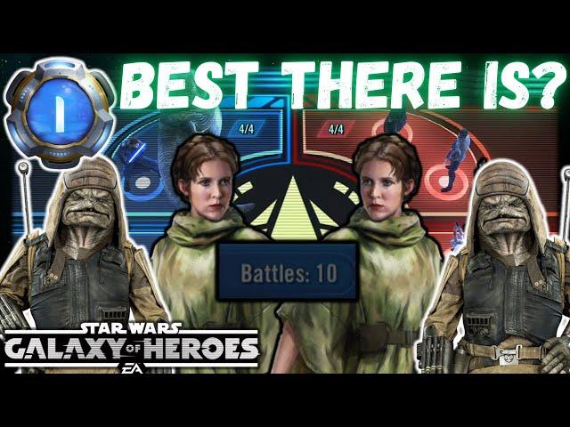 Leia and Pao Might Be the Strongest Defensive Team in SWGOH Right Now - 5v5 GAC Kyber 1