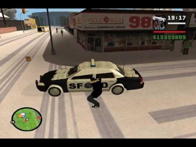 Gta San Andreas Наступила зима.Часть вторая