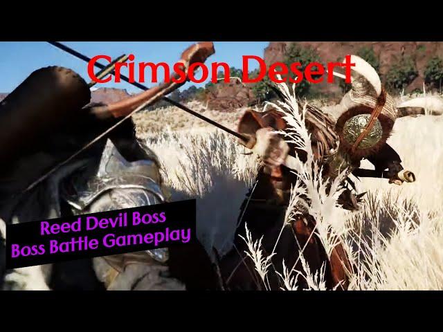 Crimson Desert – Reed Devil Boss Battle Gameplay  gamescom 2024