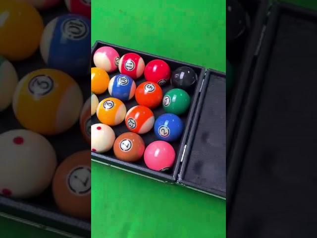 KONLLEN Billiards Table Balls with Ball Box Case