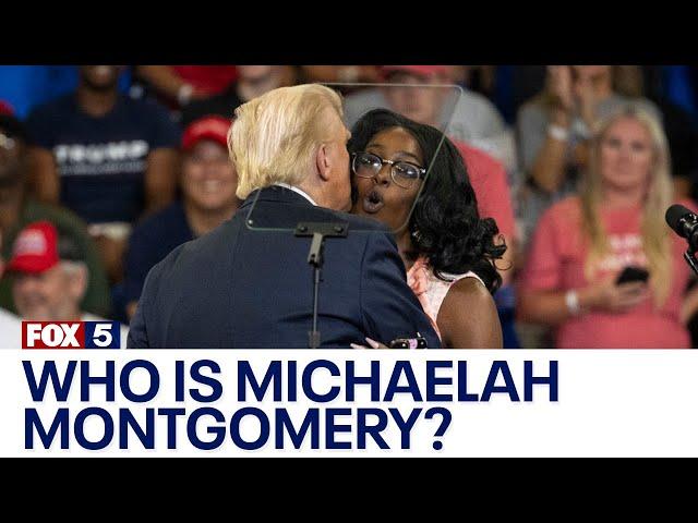 Michaelah Montgomery at Trump-Vance Atlanta rally | FOX 5 News