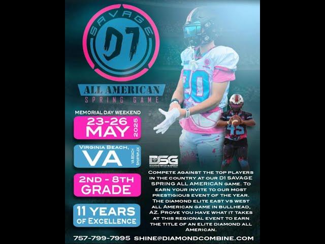 Sunday D1 Savage Spring All American Games 2025 | Presented by Atomic Wings