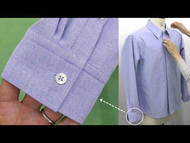 Tips and Tricks for sewing Cuffs on a Men's Button Down Shirt