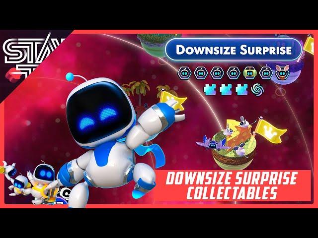 Astro Bot - Downsize Surprise Collectables Locations