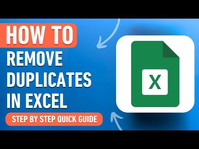 How to Remove Duplicates in Excel (Easy Tutorial)